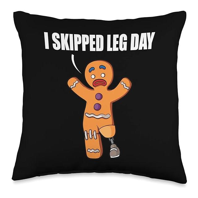 Подушка I Skipped Leg Day