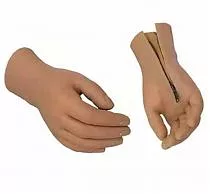 Кисть косметическая с застёжкой "молния".